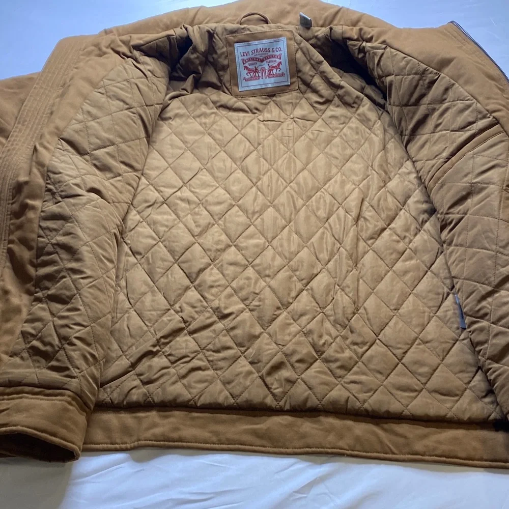 Levi's Men's Brown Military Jacket - Picture 8 of 16